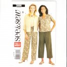 Butterick 3886 See & Sew Misses' Jacket, Top, and Pants Uncut Sewing Pattern Size 14-18