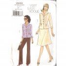 Very Easy Vogue V8262 Misses Jacket, Skirt, Pants Very Easy Sewing Pattern Size AA (6-8-10-12)