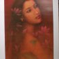 Suhas Roy  "Radha with Lotus" Indian contemporary art - reproduction print