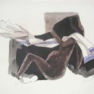 Mother Teresa by M.F. Husain Signed limited edition print Indian Contemporary art