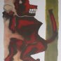 Hanuman by M.F.Husain Signed  limited edition print Indian Contemporary art