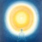 Enlightenment by Rajesh Baderia oil on canvas spiritual expressionism Mysticism