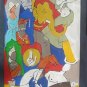 "Club 2000- British Raj" by M.F.Husain Signed limited edition Serigraph Indian Contemporary art