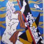 Theorama-Judaism" by M.F.Husain Signed limited edition Serigraph Indian Contemporary art