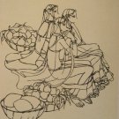 Untitled by B. Prabha- Signed limited edition Serigraph Indian Contemporary art