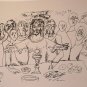 Last Supper by Souza- Signed limited edition Lithograph Indian Contemporary art