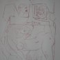 Love in Udaypur by Jatin Das-Signed limited edition Etching Indian Contemporary art