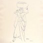 Untitled by K.K. Hebbar Signed limited edition Lithograph Indian Contemporary art