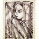 Untitled by Sanat Kar- signed limited edition Etching