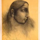 Untitled- Suhas Roy Signed limited edition Lithograph Indian Contemporary art