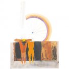 Untitled from“ Passage into Human Space”Husain Signed limited edition Indian Contemporary art