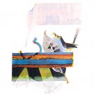 Untitled from“ Passage into Human Space”Husain Signed limited edition Indian Contemporary art