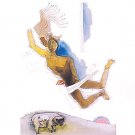 Untitled from“ Passage into Human Space”Husain Signed limited edition Indian Contemporary art