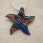 Starfish, blue and brown