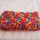 Hand-knitted kids ear sweater, rainbow