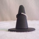 Simple ring, half black half white