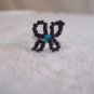 Butterfly ring, black on white
