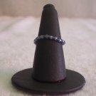 Simple ring, pink and blue