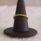 Simple ring, yellow and gold