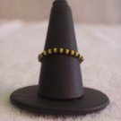 Simple ring, yellow and black