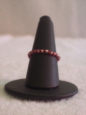 Simple ring, pink and red