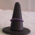Simple ring, pink and purple