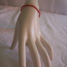 Beaded bracelet, red