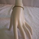 Beaded bracelet, yellow and black