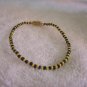Beaded bracelet, yellow and black