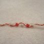 Wish bracelet (red and white) - red and white alternating (5)