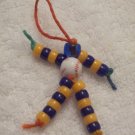 Baseball, blue and orange