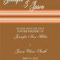SAMPLE- Tri-Color Stripe Save the Date Card