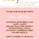 Scalloped Edge Shower Invitation