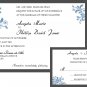 Angela Swirl Invitation Set- 25 invitations and RSVP Cards