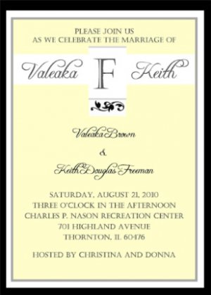 Grand Statement Wedding Invitation- 25 Count