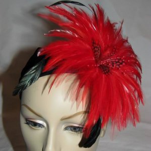 Joana Fascinator T28 Red