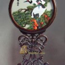 Hollowing Carved Chicken Wingwood Product ~China Embroidery