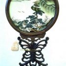 Hollowing Carved Chicken Wingwood Product~Chinece Embroidery