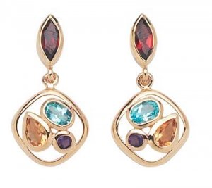Multi Color Earrings  -  Retails  $161.95
