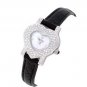 Croton Womens Crystal Heart White Dial Watch  -  Retail  $200.00