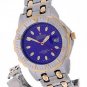 Croton Mens Blue Dial Goldtone Sport Watch  -  Retail  $247.00
