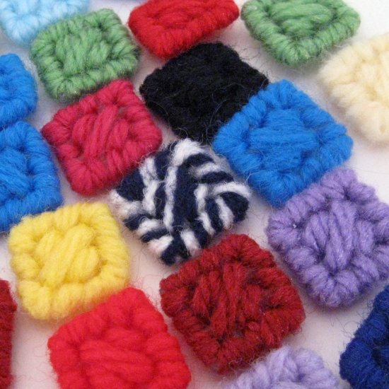 Colorful Plastic Canvas Squares art craft supply