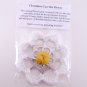 Yellow White Daisy Recycled Can Tab Christmas Flower Ornament