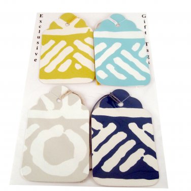 Colorful Wallpaper Gift Tag Bookmark Set