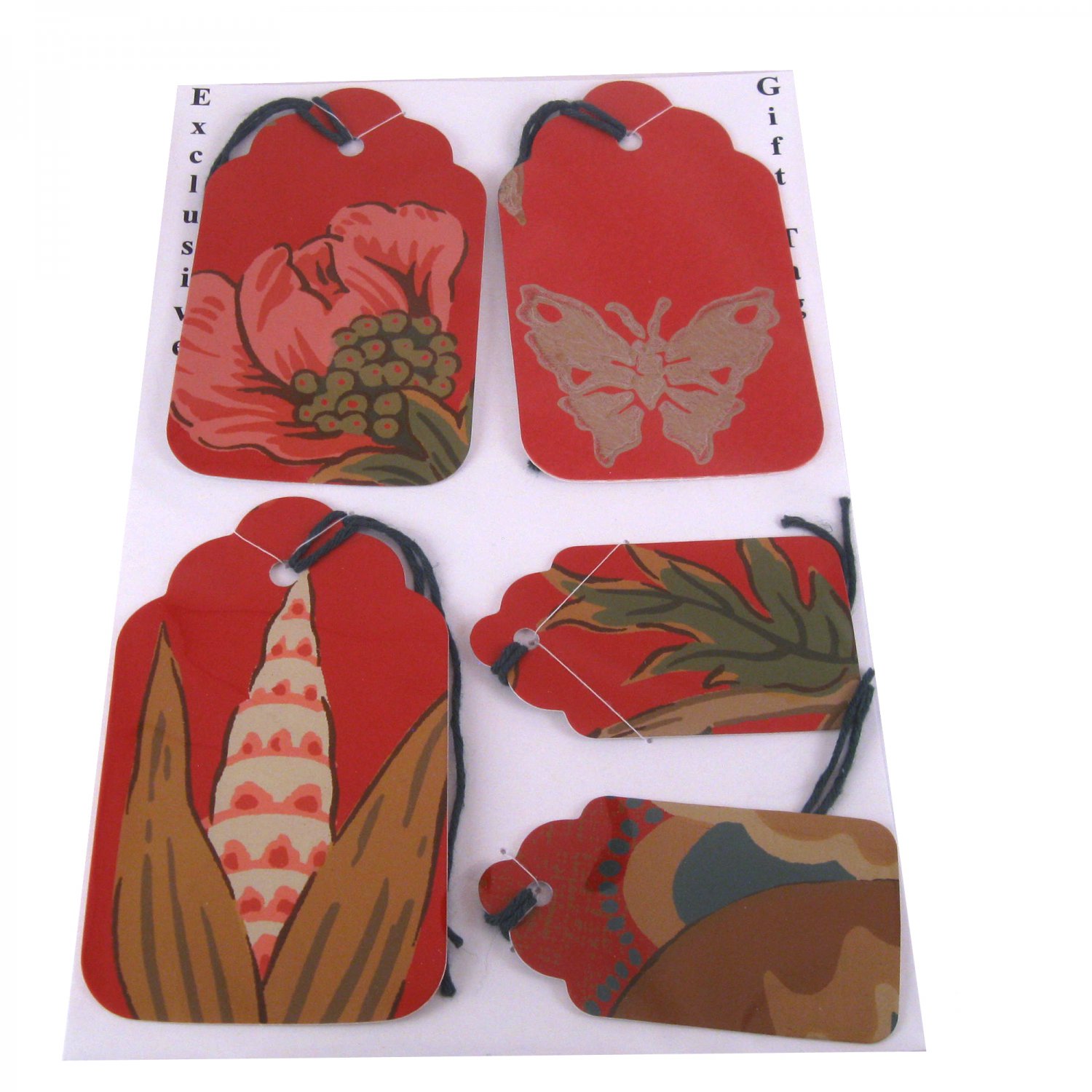Handmade Flower Gift Tag Set Wallpaper
