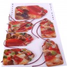 Recycled Pizza Boxes make Gift Tags