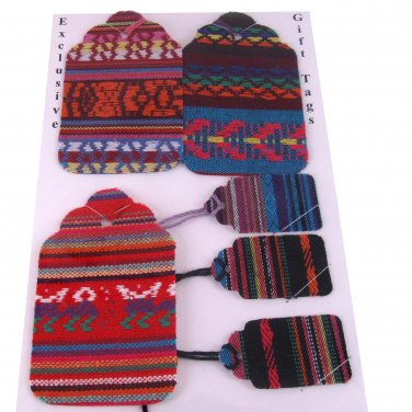 Festive Fabric Gift Tag Set