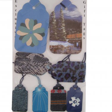 Blue Themed Gift Tags