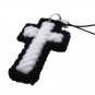 2 Cross Charms in Black and White