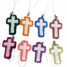 Cross Charm Christian Party Favor Set of 10